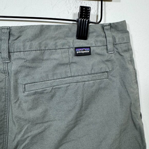 PATAGONIA Womens Stretch All-Wear Shorts Sz 4 Organic Cotton Gray Outdoor - Picture 3 of 6